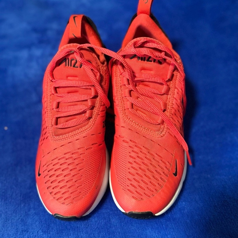 Nike Bright Red Sneakers with Black Details